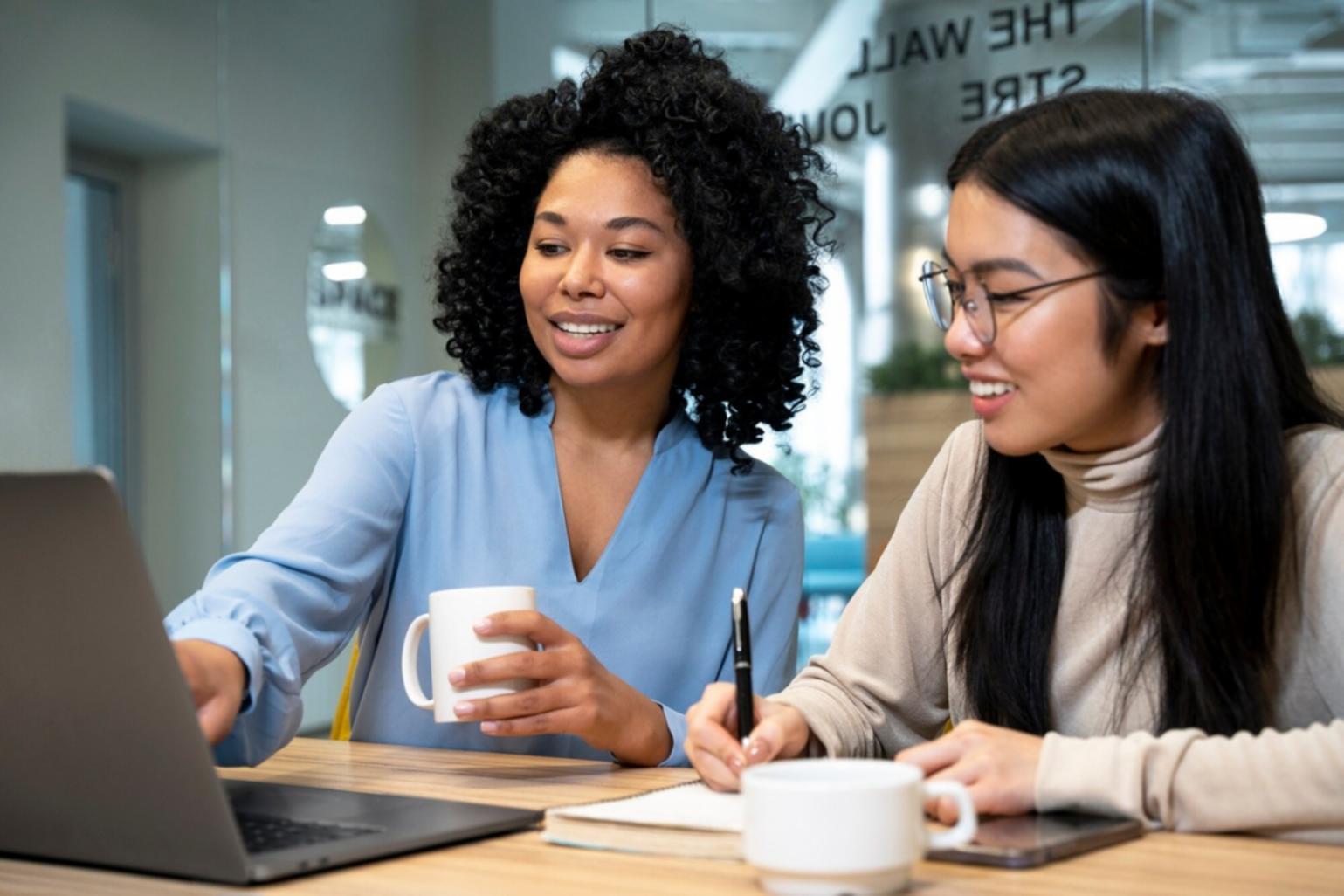 Financial literacy workshop showing collaborative learning environment